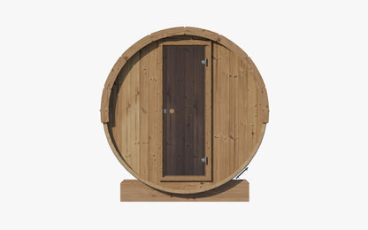 SaunaLife Model E8 Sauna Barrel (ERGO Series 6-Person Sauna Barrel 87"L x 81"D) SaunaLife
