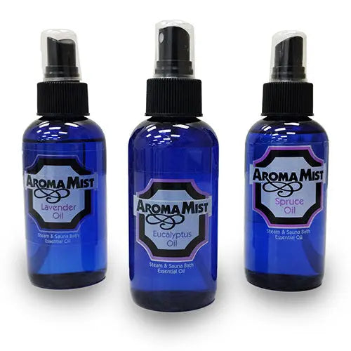 AromaMist AI503-SA (Essential Oils 3 Pack, Eucalyptus, Lavender & Spruce, 4oz bottles, AromaMist) AromaMist