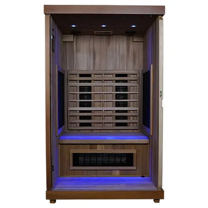 Finnmark FD-2 Full-Spectrum Infrared Sauna (2-Person Home Infrared Sauna, 48”W x 44”D x 78”H) Finnmark