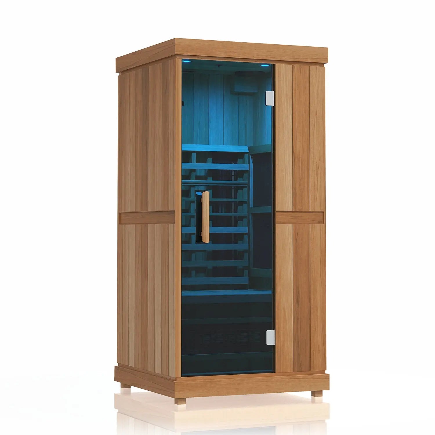 Finnmark FD-1 Full-Spectrum Infrared Sauna (1-Person Home Infrared Sauna, 38”W x 38”D x 78”H) Finnmark