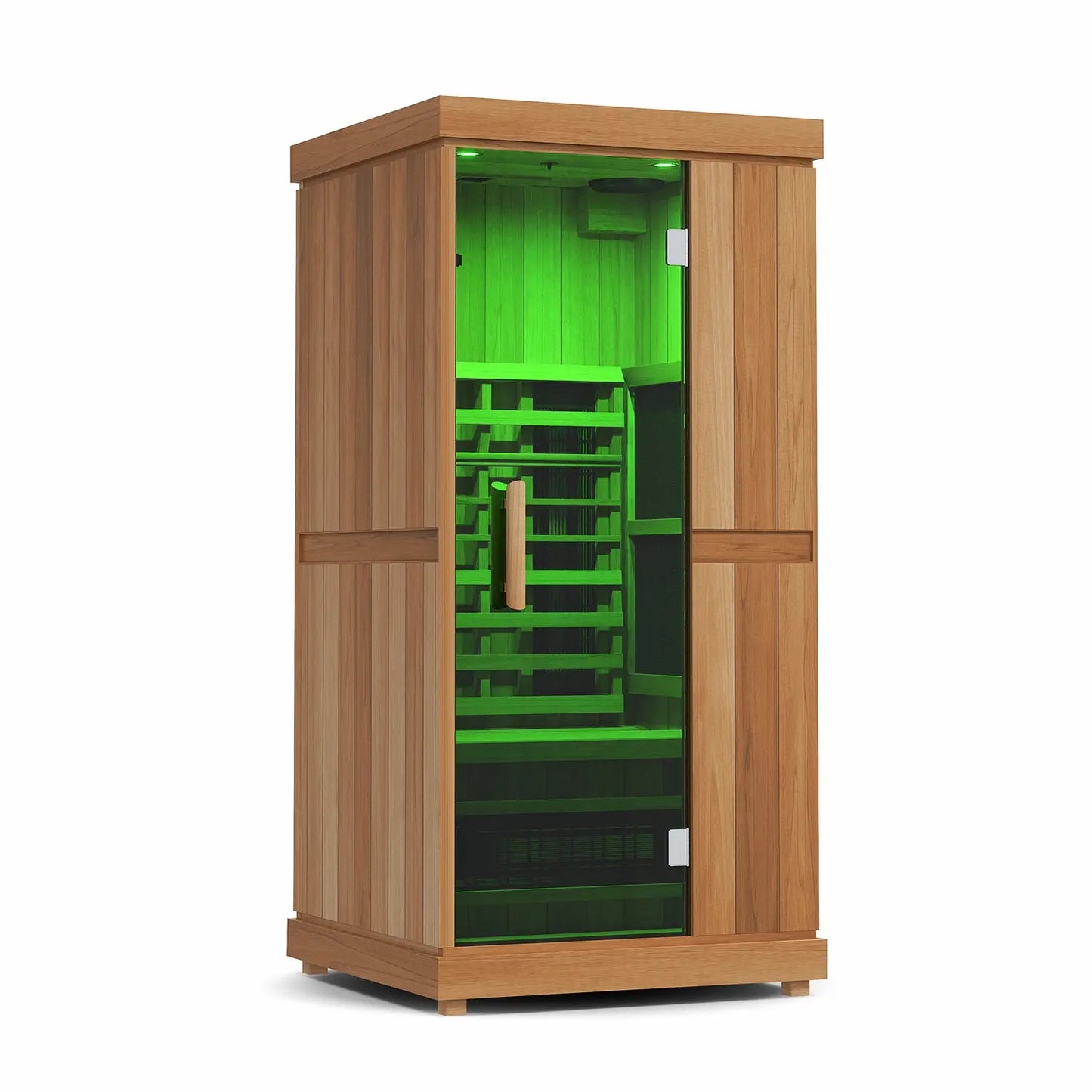Finnmark FD-1 Full-Spectrum Infrared Sauna (1-Person Home Infrared Sauna, 38”W x 38”D x 78”H) Finnmark