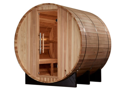 Golden Designs "Arosa" 4 Person Barrel Traditional Sauna (GDI-B004-01) Golden Designs Inc (NA)