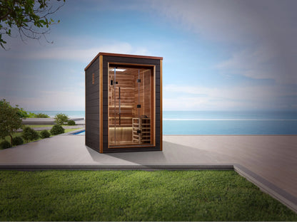 Golden Designs "Narvik" 2 Person Outdoor Traditional Sauna (GDI-8202-01) Golden Designs Inc (NA)