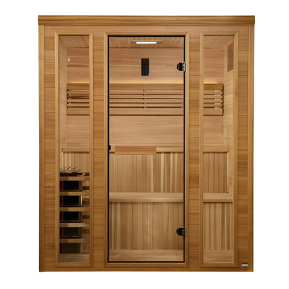 Golden Designs 2025 "Engelberg Edition" 4 - 6 Person Traditional Steam Sauna (GDI-7060-01) Golden Designs Inc (NA)