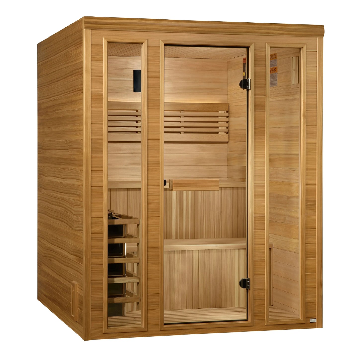 Golden Designs 2025 "Engelberg Edition" 4 - 6 Person Traditional Steam Sauna (GDI-7060-01) Golden Designs Inc (NA)