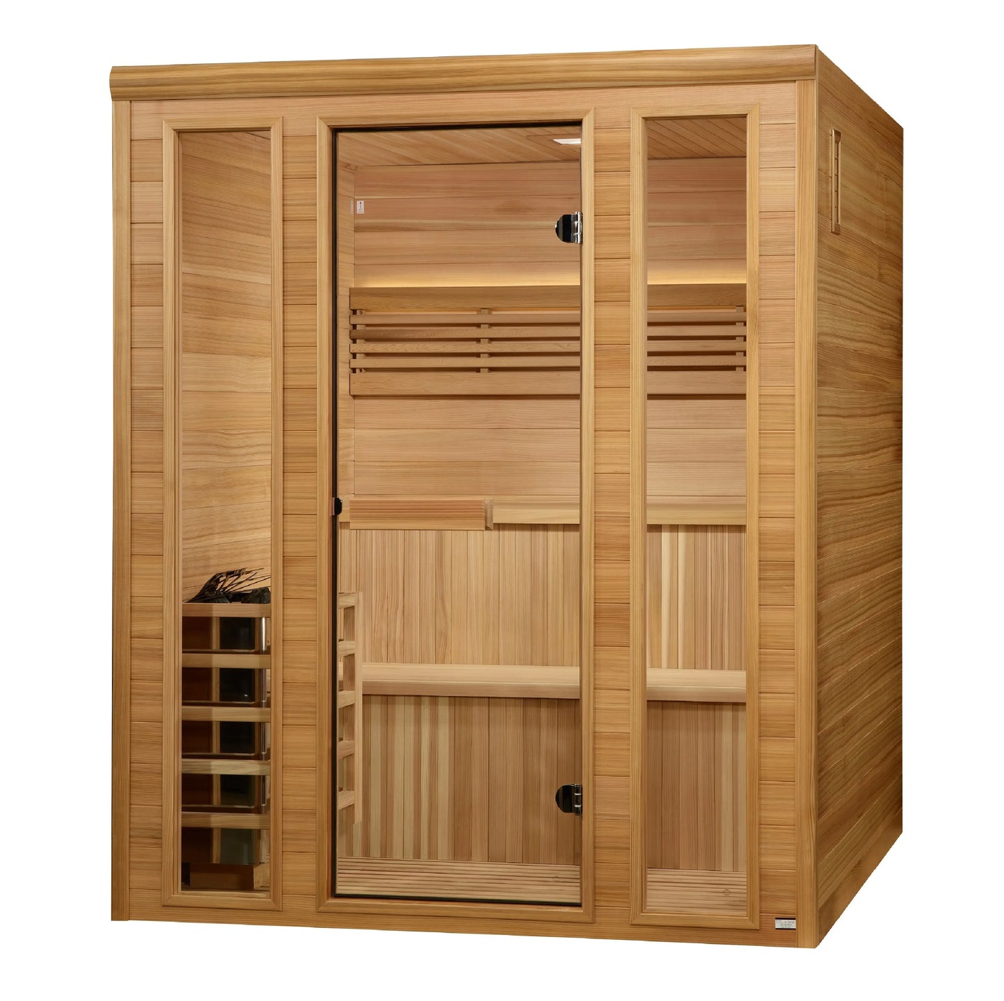Golden Designs 2025 "Engelberg Edition" 4 - 6 Person Traditional Steam Sauna (GDI-7060-01) Golden Designs Inc (NA)