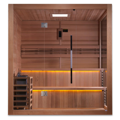Golden Designs "Kuusamo Edition" 6 Person Indoor Traditional Sauna (GDI-7206-01) Golden Designs Inc (NA)