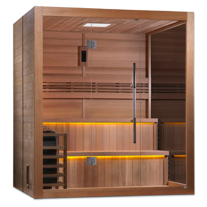 Golden Designs "Kuusamo Edition" 6 Person Indoor Traditional Sauna (GDI-7206-01) Golden Designs Inc (NA)