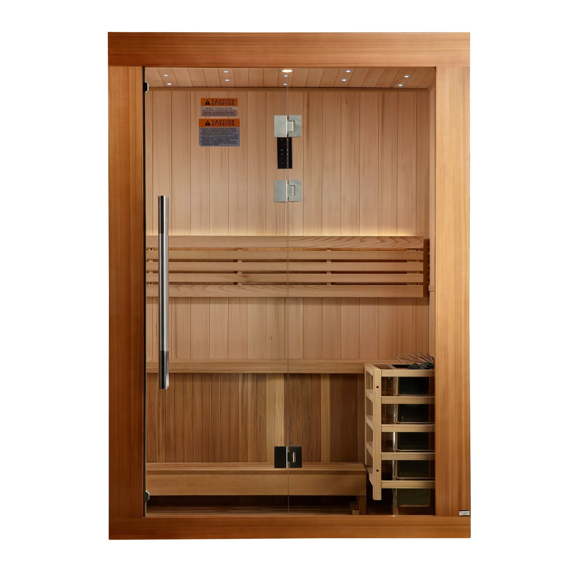 Golden Designs 2025 Updated "Sundsvall Edition" 2 Person Traditional Sauna (GDI-7289-02) Golden Designs Inc (NA)