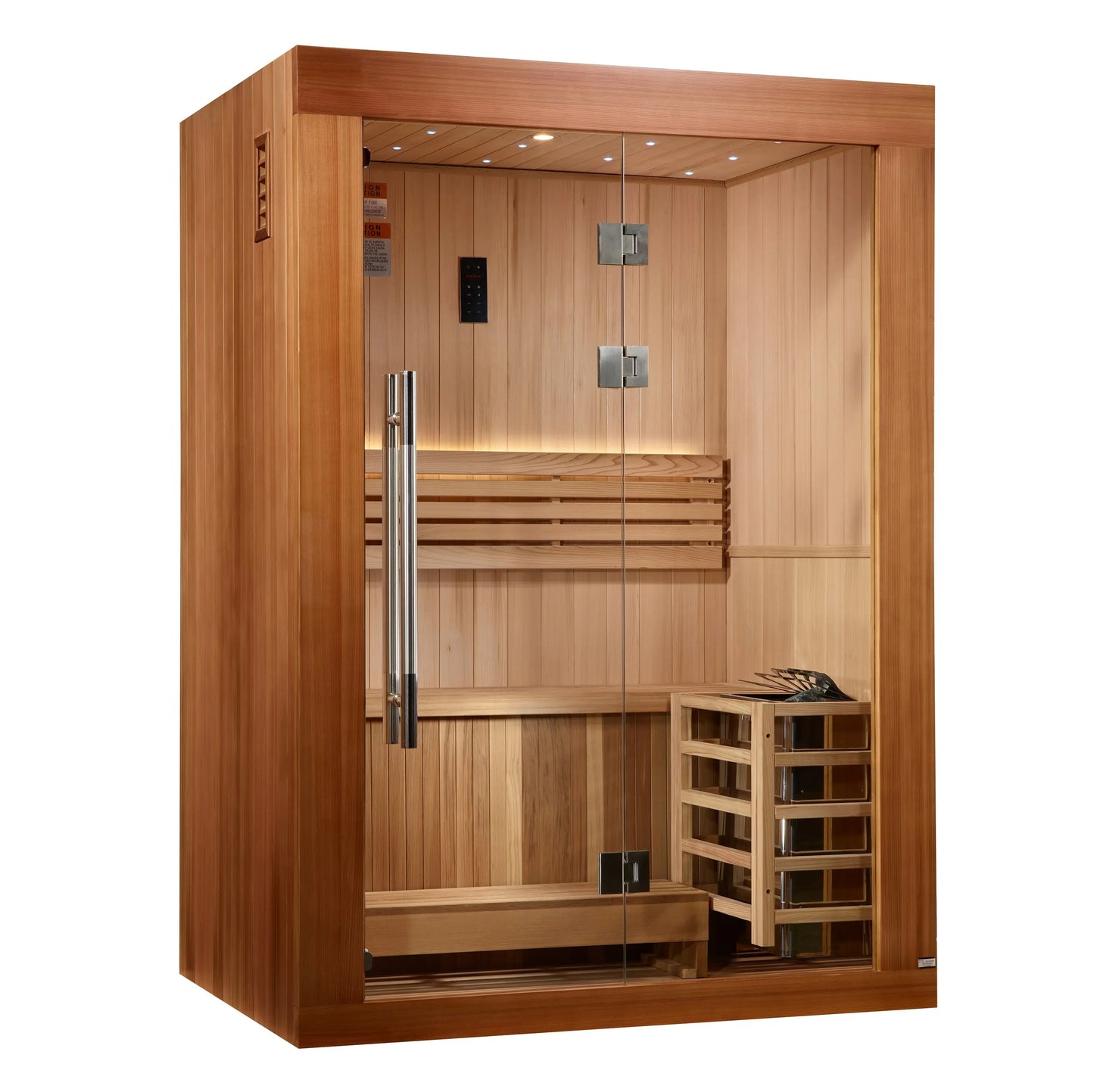 Golden Designs 2025 Updated "Sundsvall Edition" 2 Person Traditional Sauna (GDI-7289-02) Golden Designs Inc (NA)