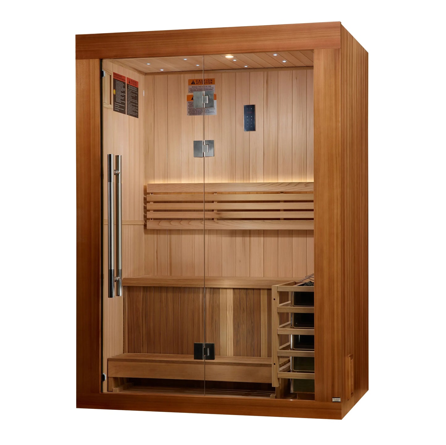 Golden Designs 2025 Updated "Sundsvall Edition" 2 Person Traditional Sauna (GDI-7289-02) Golden Designs Inc (NA)