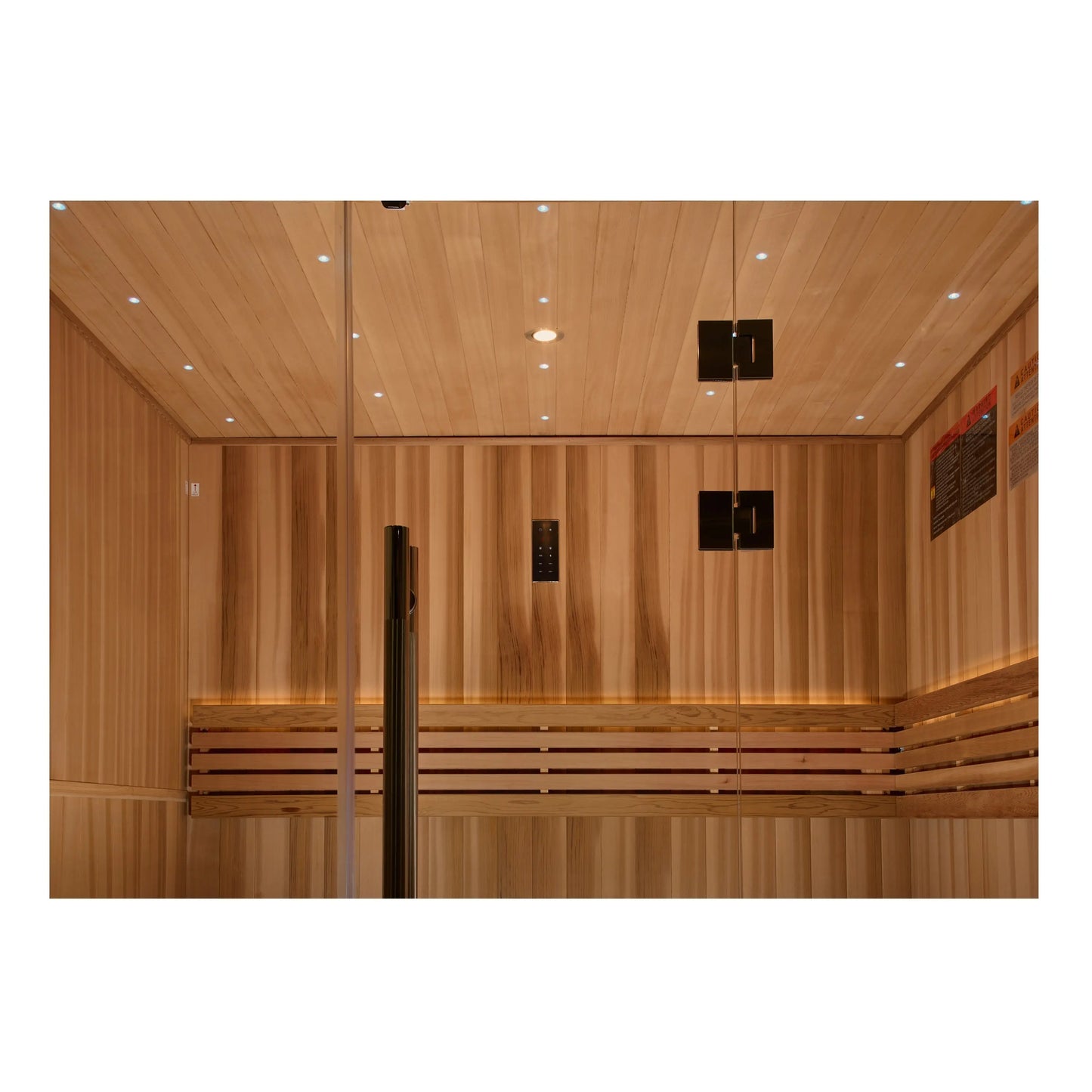 Golden Designs 2025 Updated "Copenhagen Edition" 3 Person Traditional Sauna (GDI-7389-02) Golden Designs Inc (NA)