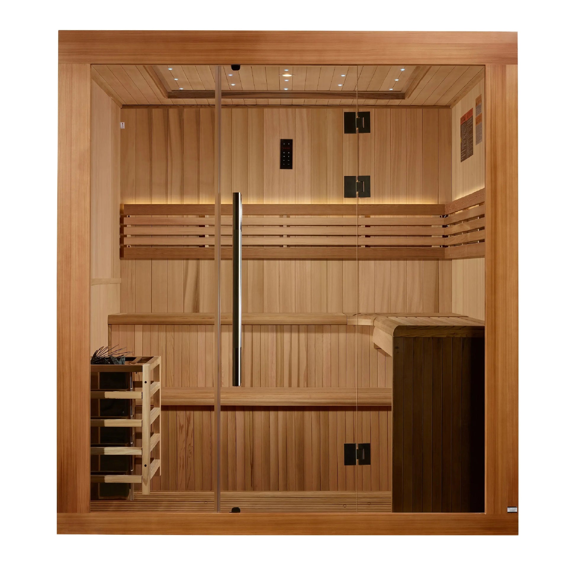 Golden Designs 2025 Updated "Osla Edition" 6 Person Traditional Sauna (GDI-7689-02) Golden Designs Inc (NA)