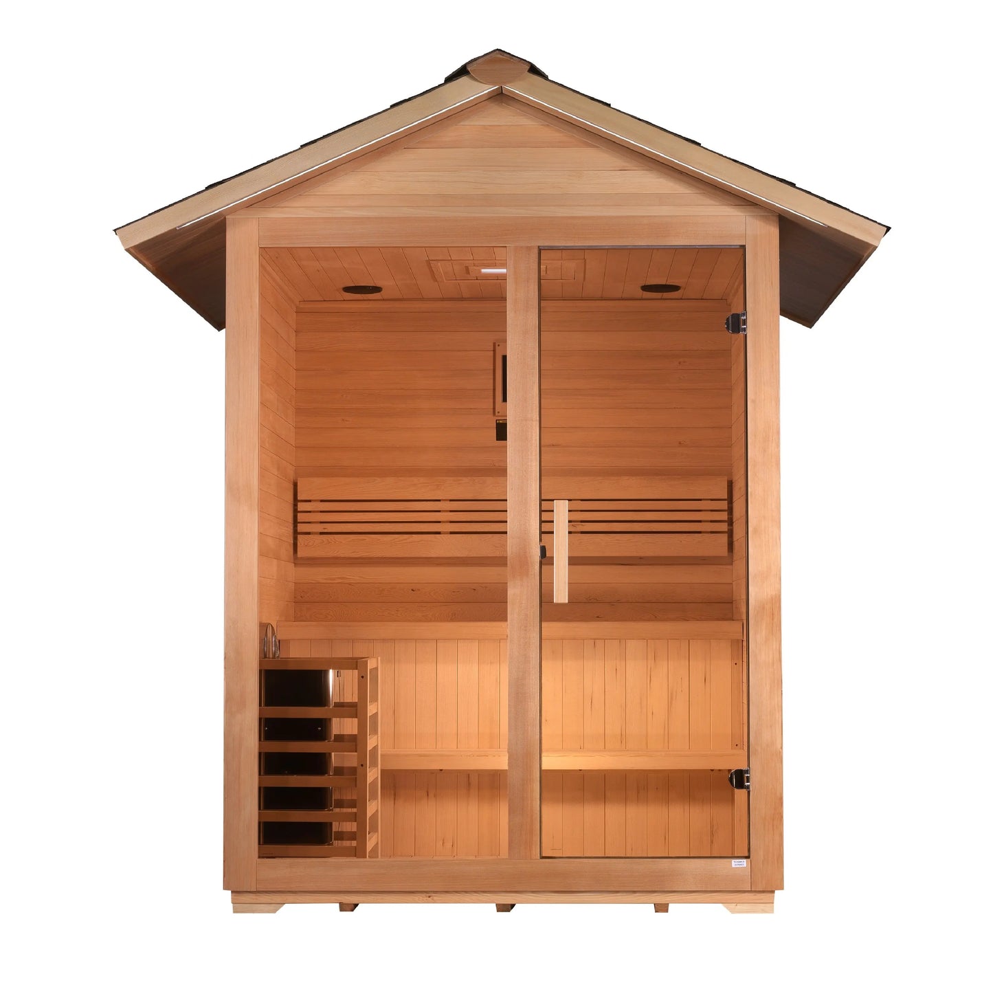 Golden Designs "Arlberg" 3 Person Traditional Outdoor Sauna (GDI-8103-01) Golden Designs Inc (NA)