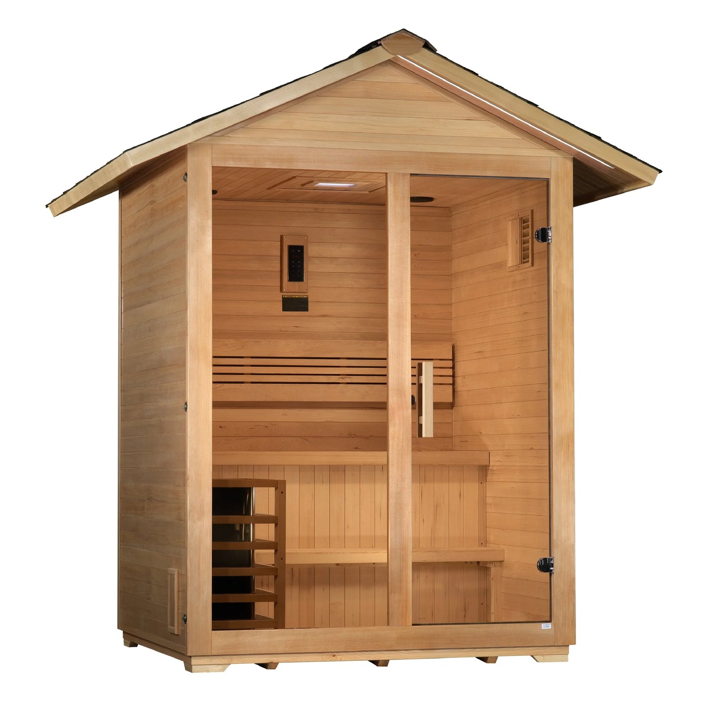 Golden Designs "Arlberg" 3 Person Traditional Outdoor Sauna (GDI-8103-01) Golden Designs Inc (NA)
