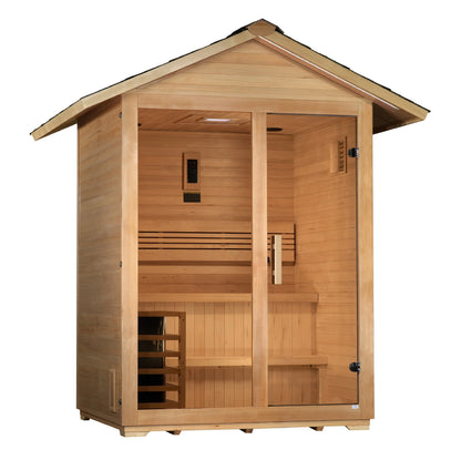 Golden Designs "Arlberg" 3 Person Traditional Outdoor Sauna (GDI-8103-01) Golden Designs Inc (NA)