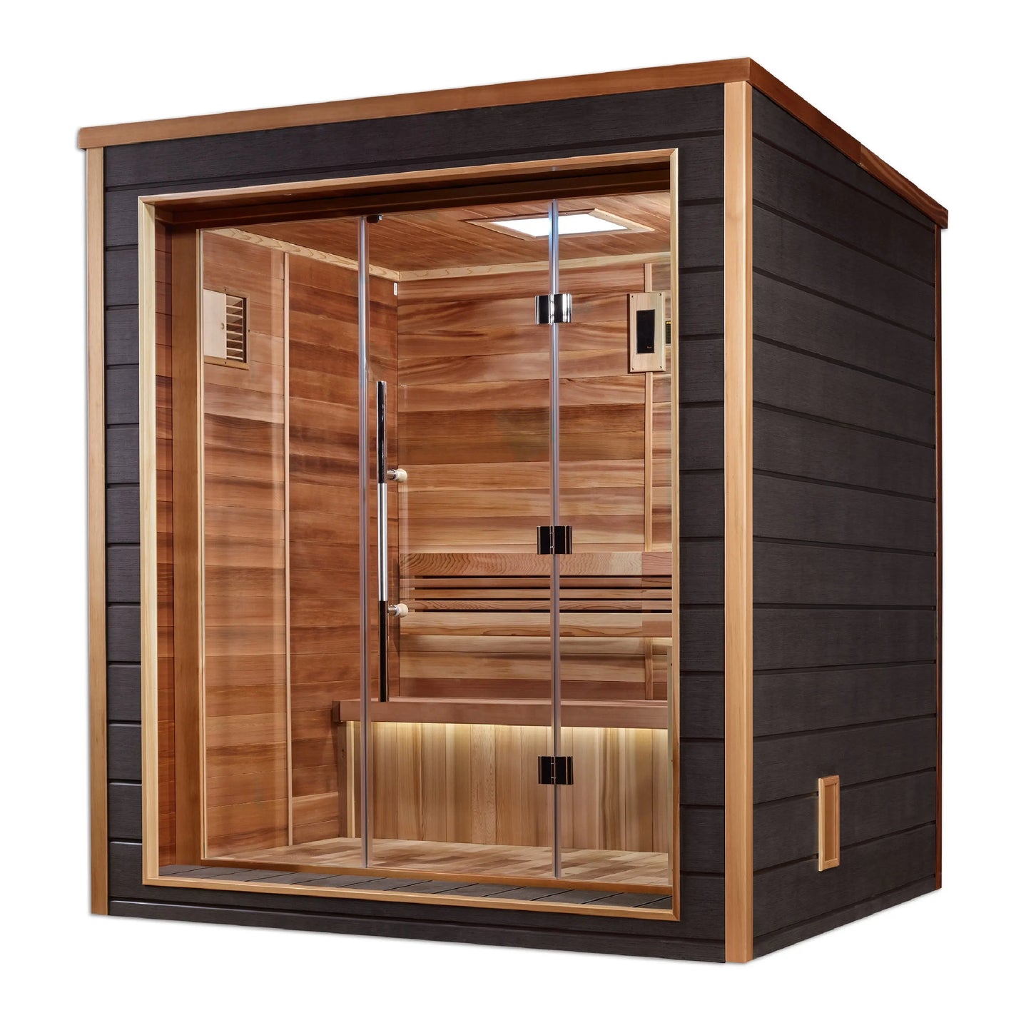 Golden Designs "Drammen" 3 Person Outdoor Traditional Sauna (GDI-8203-01) Golden Designs Inc (NA)