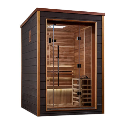Golden Designs "Narvik" 2 Person Outdoor Traditional Sauna (GDI-8202-01) Golden Designs Inc (NA)