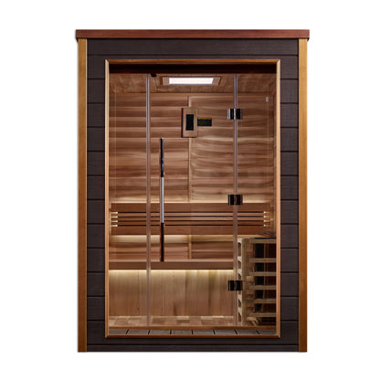 Golden Designs "Narvik" 2 Person Outdoor Traditional Sauna (GDI-8202-01) Golden Designs Inc (NA)