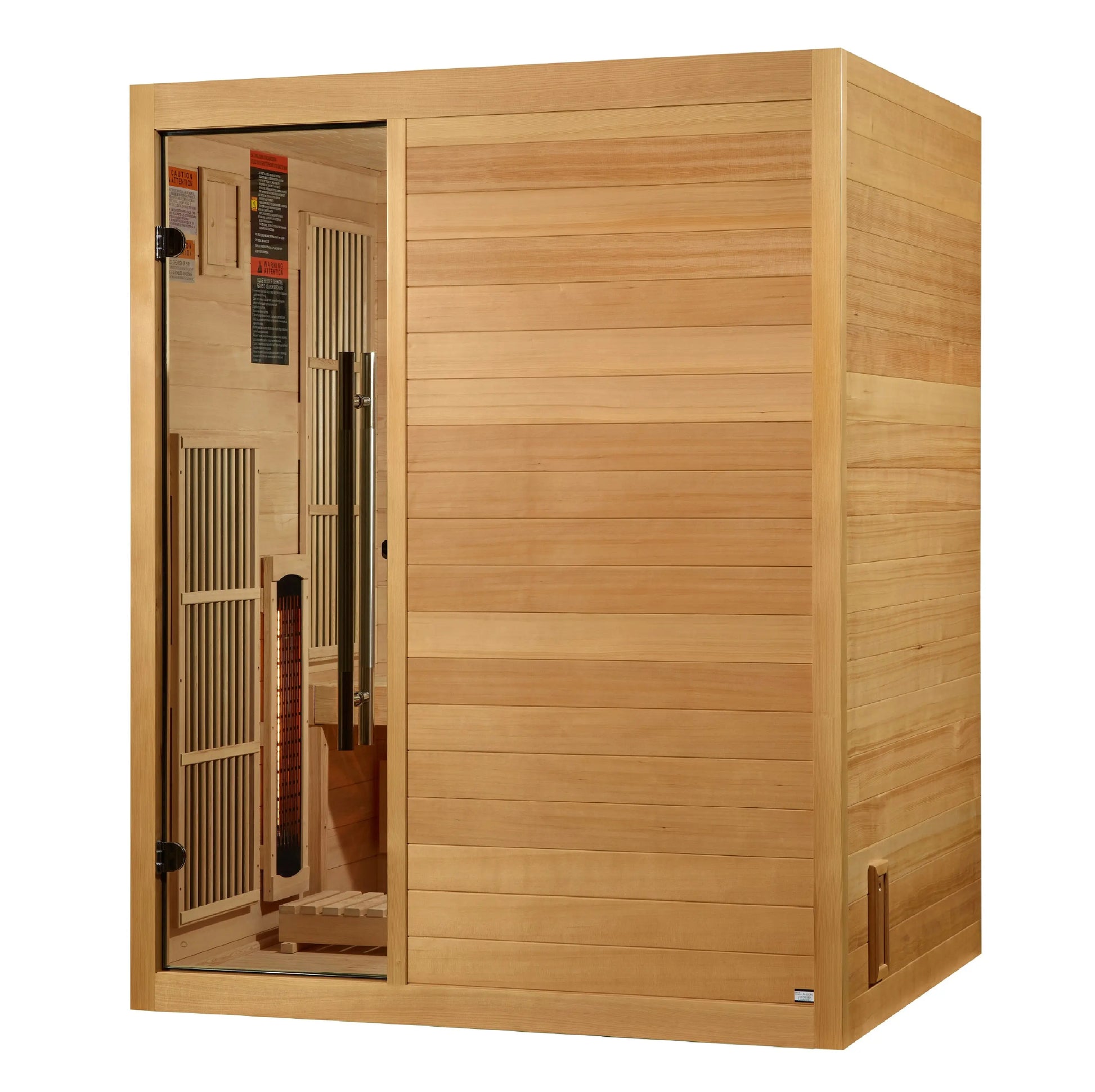 Golden Designs "Soria" 3 Per Hybrid Sauna (Indoor) Full Spectrum and Harvia Traditional Stove (GDI 8330-01) Golden Designs Inc (NA)