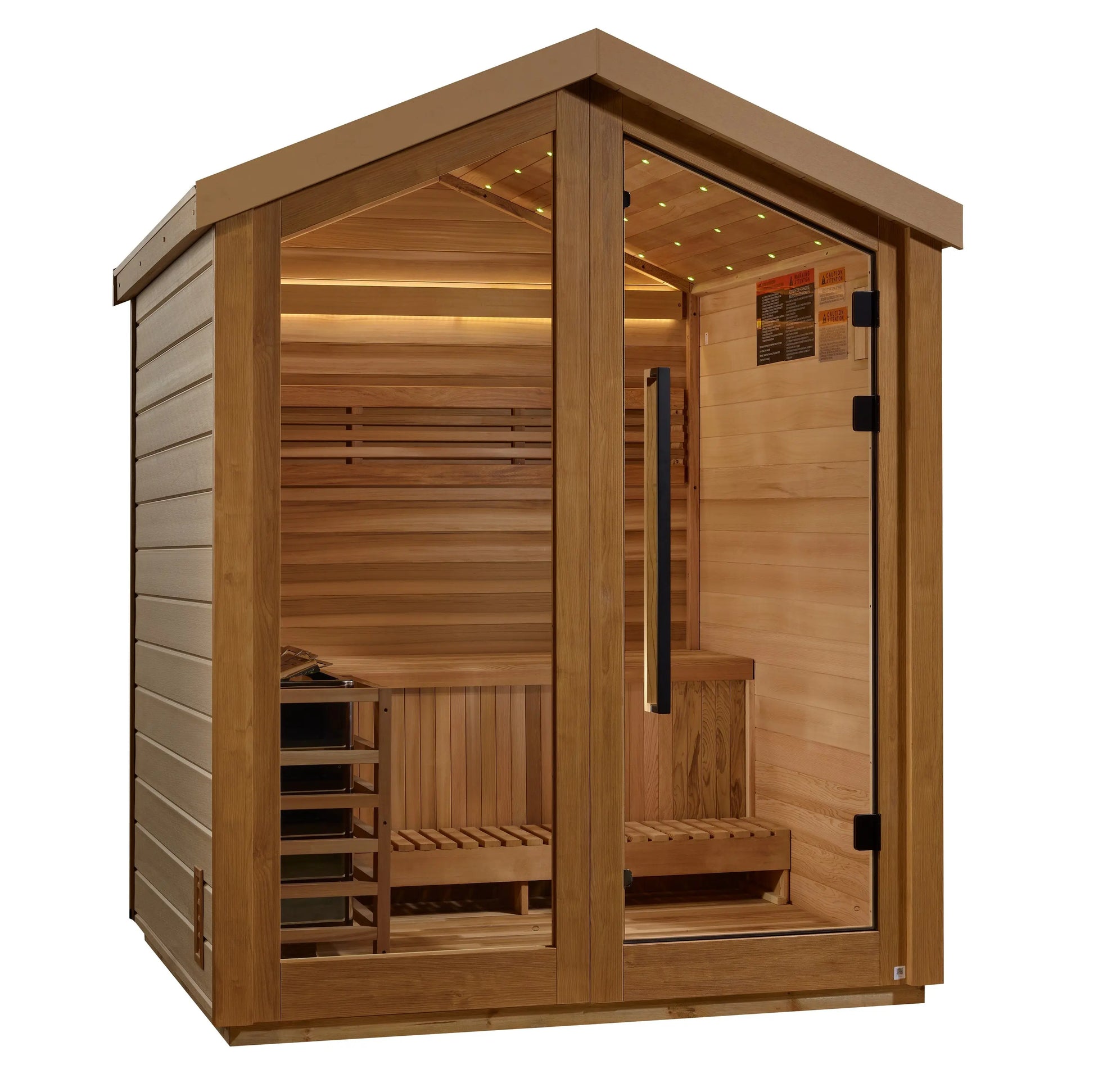 Golden Designs "Savonlinna" 3 Person Outdoor Traditional Sauna (GDI-8503-01) Golden Designs Inc (NA)