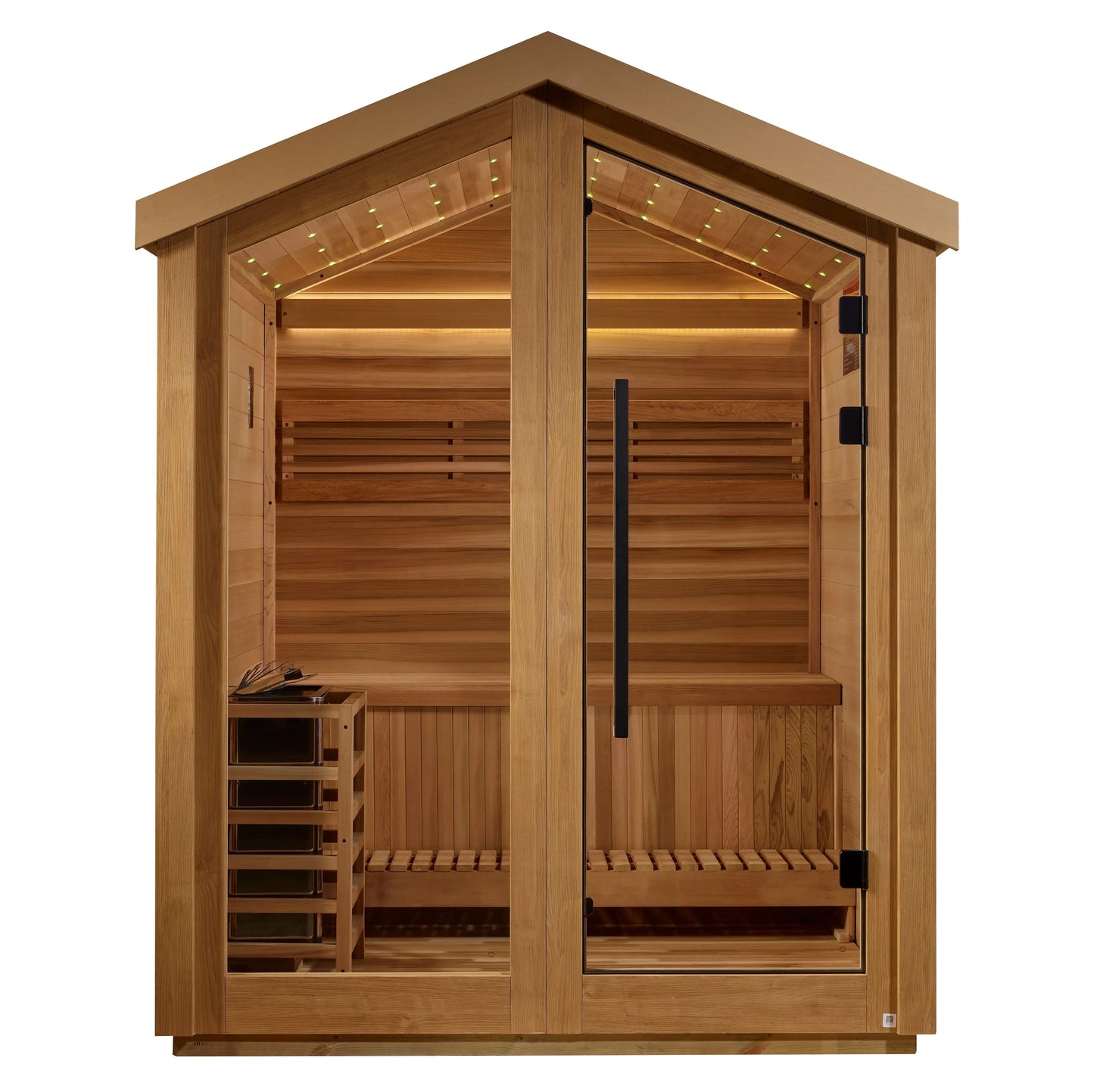 Golden Designs "Savonlinna" 3 Person Outdoor Traditional Sauna (GDI-8503-01) Golden Designs Inc (NA)