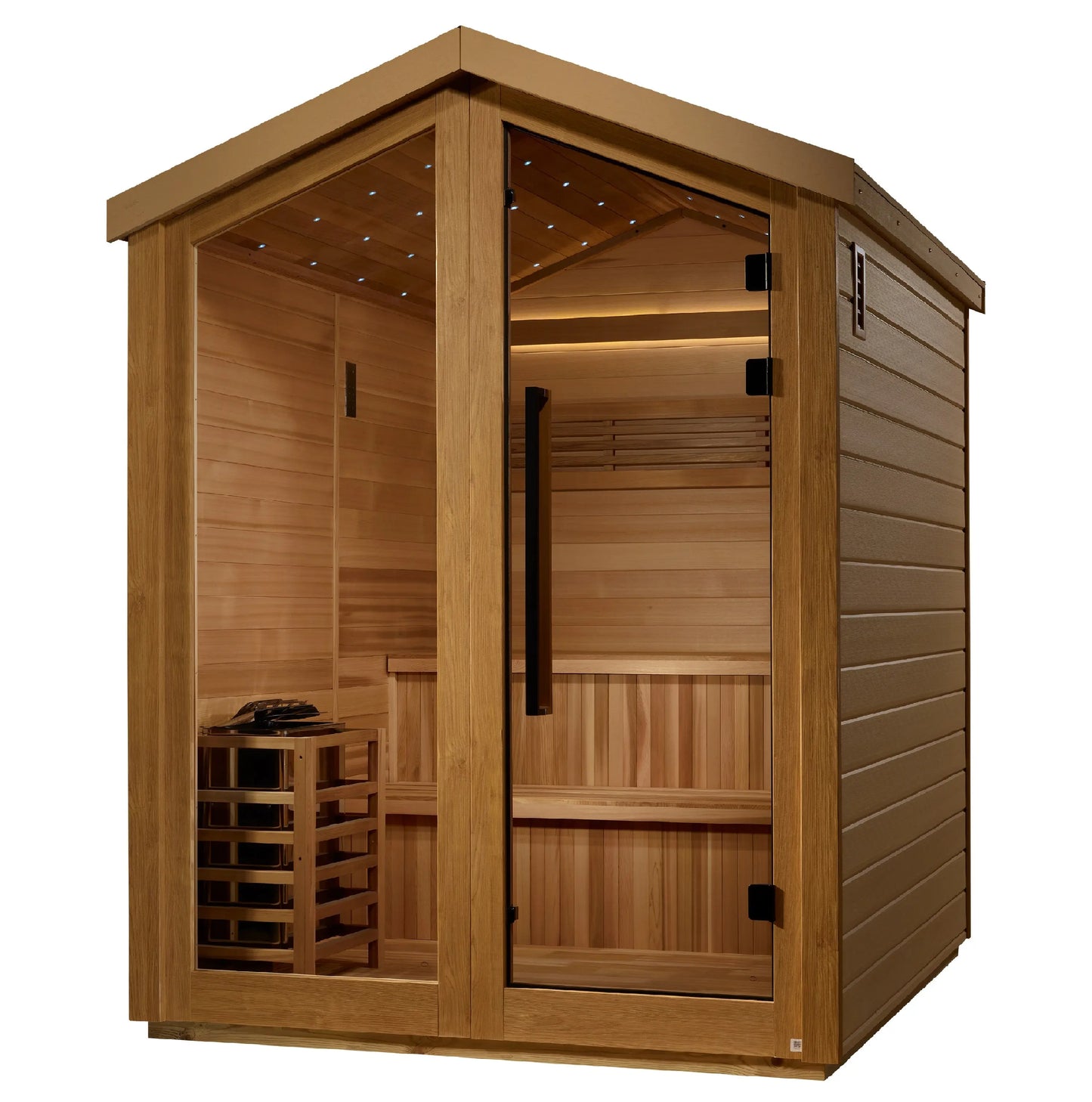 Golden Designs "Kaarina" 6 Person Outdoor Traditional Sauna (GDI-8506-01) Golden Designs Inc (NA)