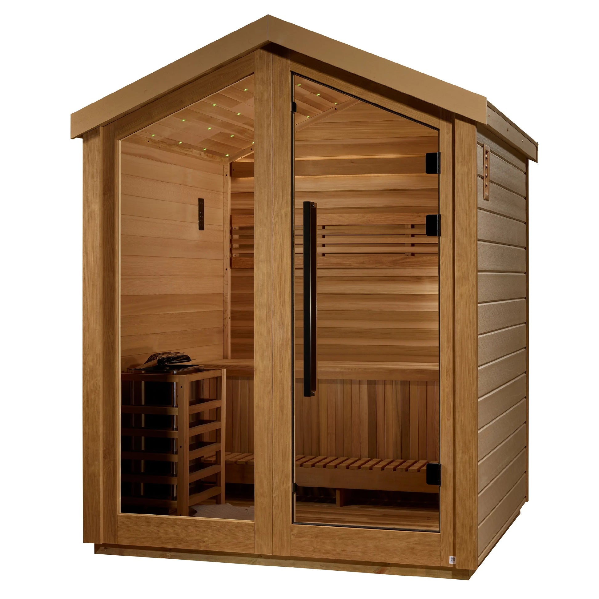 Golden Designs "Savonlinna" 3 Person Outdoor Traditional Sauna (GDI-8503-01) Golden Designs Inc (NA)