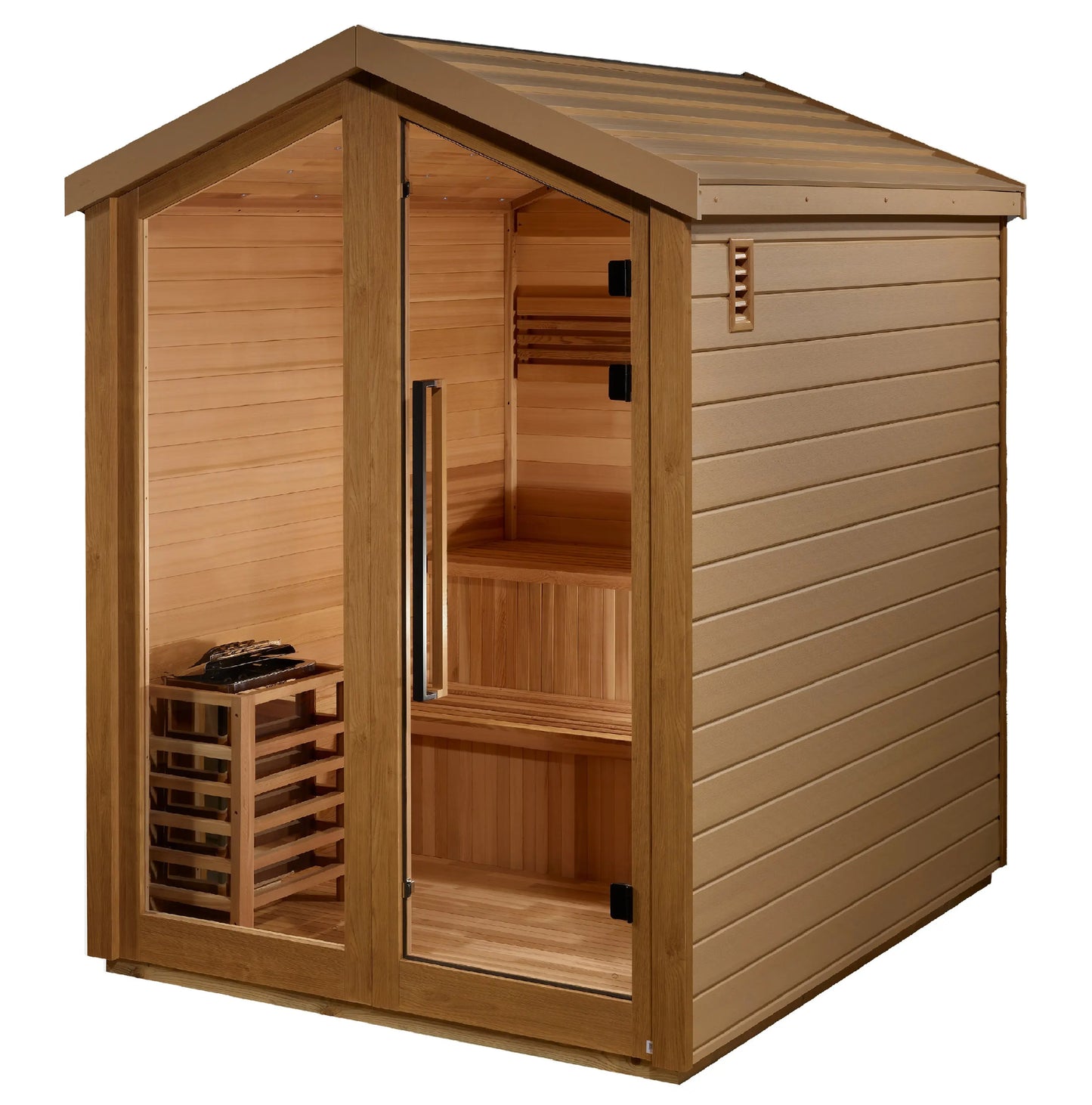 Golden Designs "Savonlinna" 3 Person Outdoor Traditional Sauna (GDI-8503-01) Golden Designs Inc (NA)