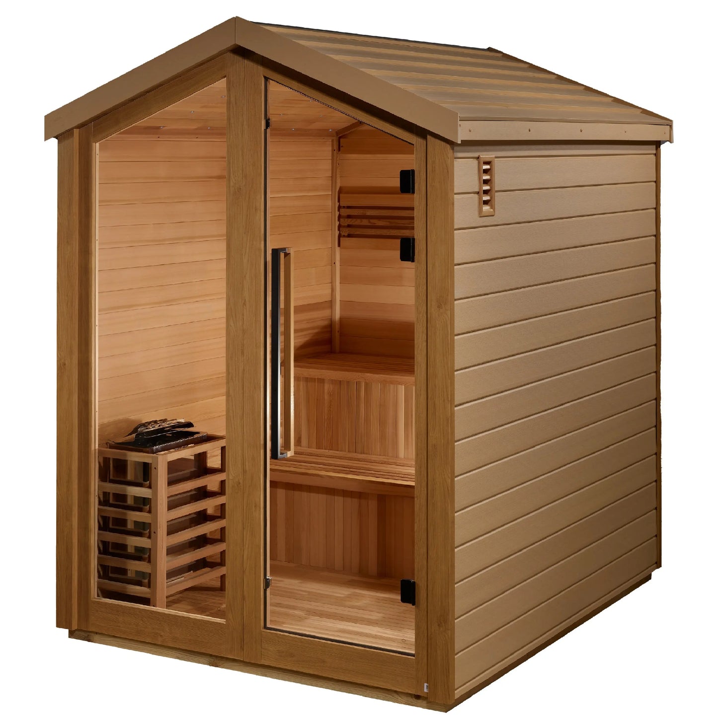Golden Designs "Kaarina" 6 Person Outdoor Traditional Sauna (GDI-8506-01) Golden Designs Inc (NA)