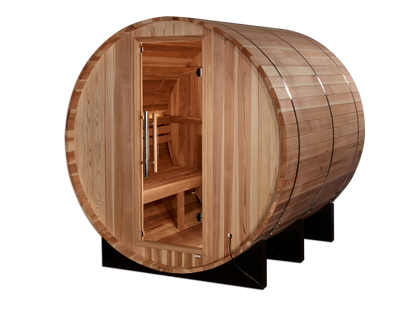 Golden Designs "Arosa" 4 Person Barrel Traditional Sauna (GDI-B004-01) Golden Designs Inc (NA)