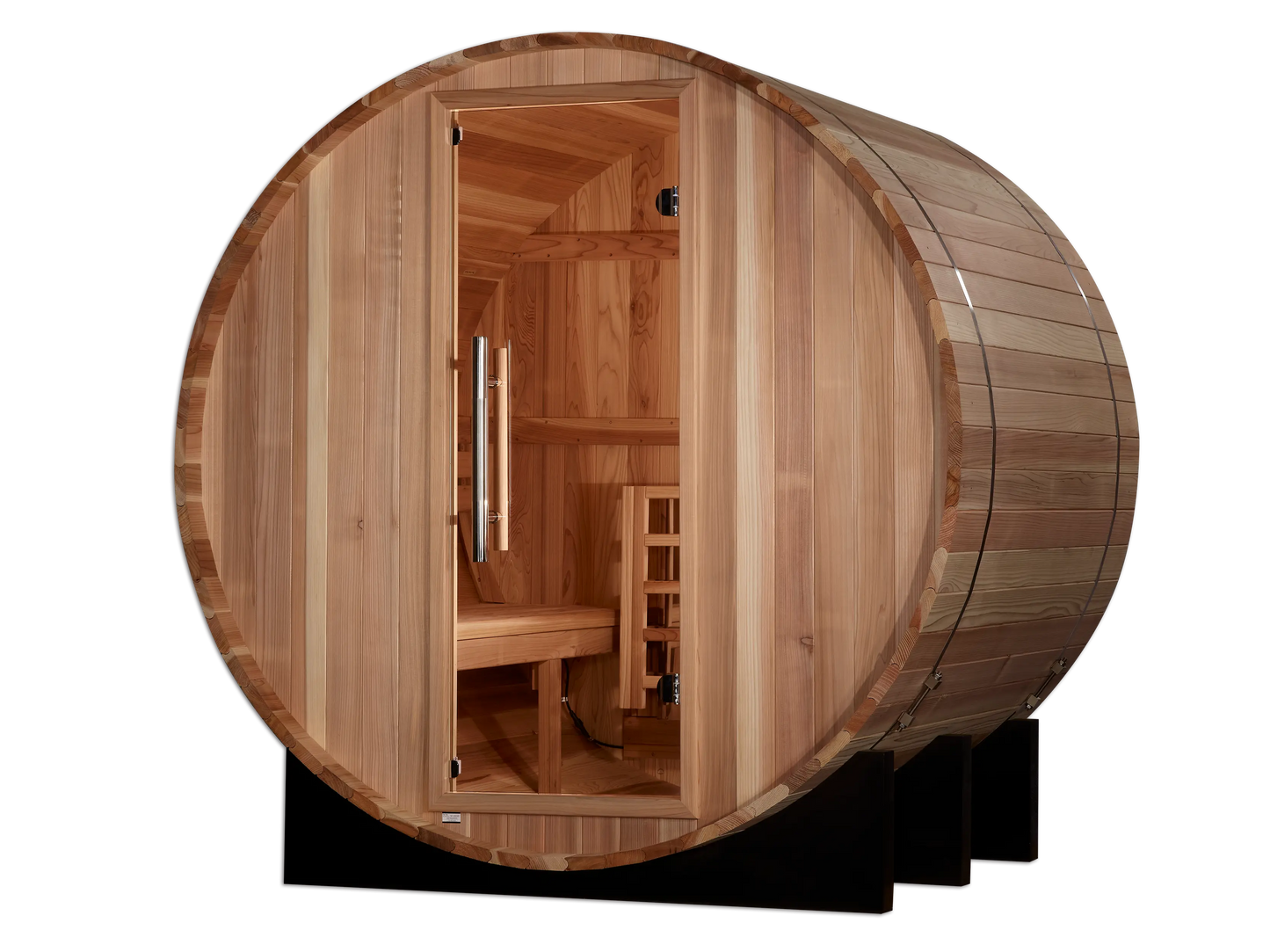 Golden Designs "St. Moritz" 2 Person Barrel Traditional Sauna (GDI-B002-01) Golden Designs Inc (NA)