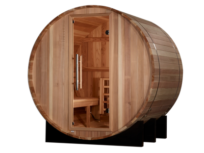 Golden Designs "St. Moritz" 2 Person Barrel Traditional Sauna (GDI-B002-01) Golden Designs Inc (NA)