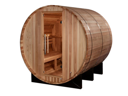 Golden Designs "Arosa" 4 Person Barrel Traditional Sauna (GDI-B004-01) Golden Designs Inc (NA)