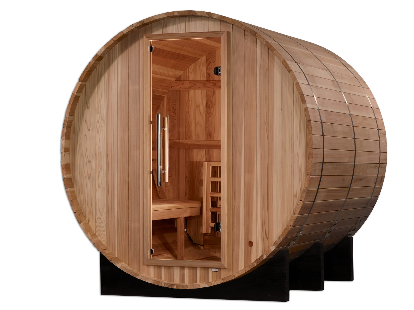 Golden Designs "Arosa" 4 Person Barrel Traditional Sauna (GDI-B004-01) Golden Designs Inc (NA)
