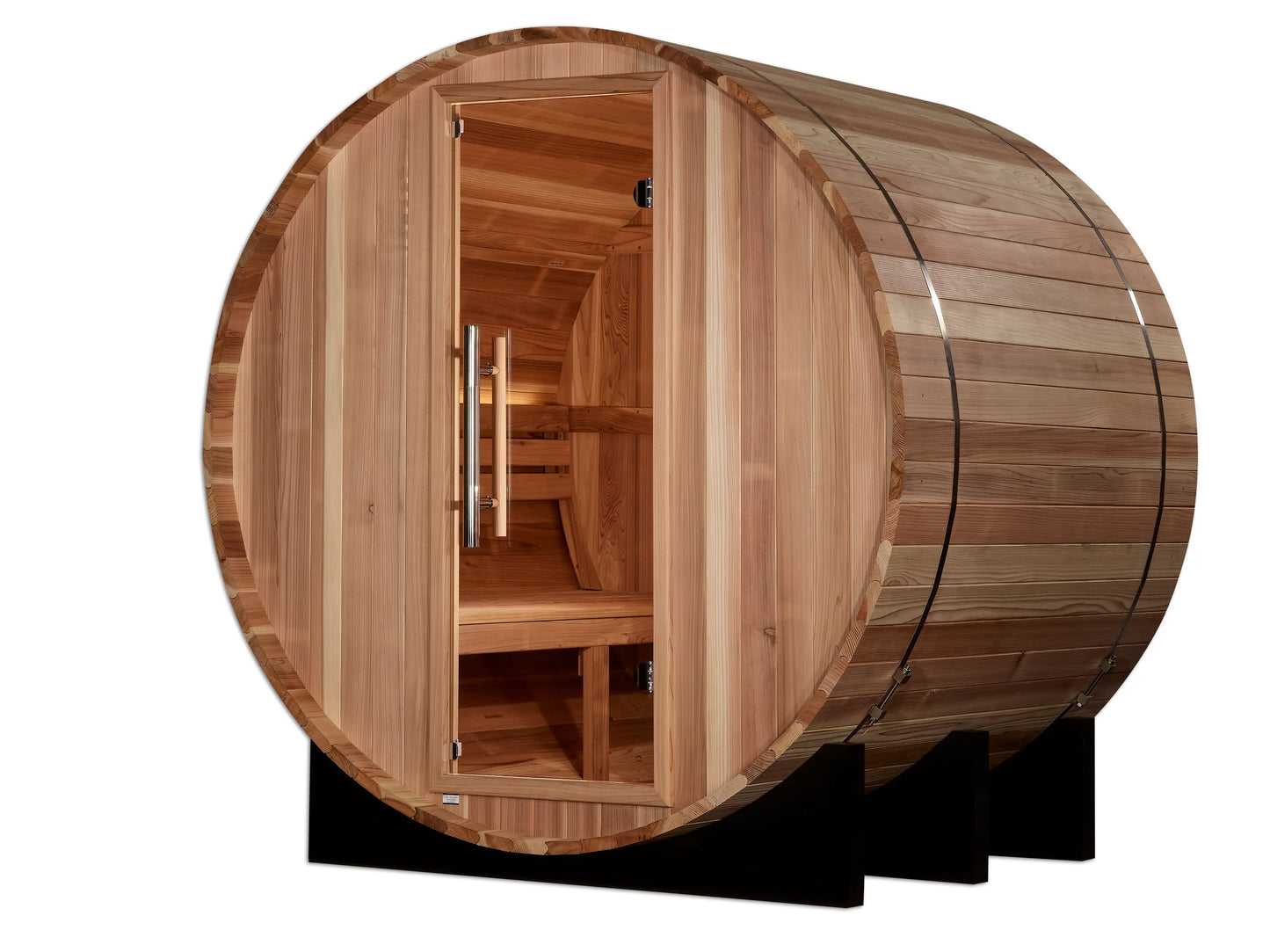 Golden Designs "St. Moritz" 2 Person Barrel Traditional Sauna (GDI-B002-01) Golden Designs Inc (NA)
