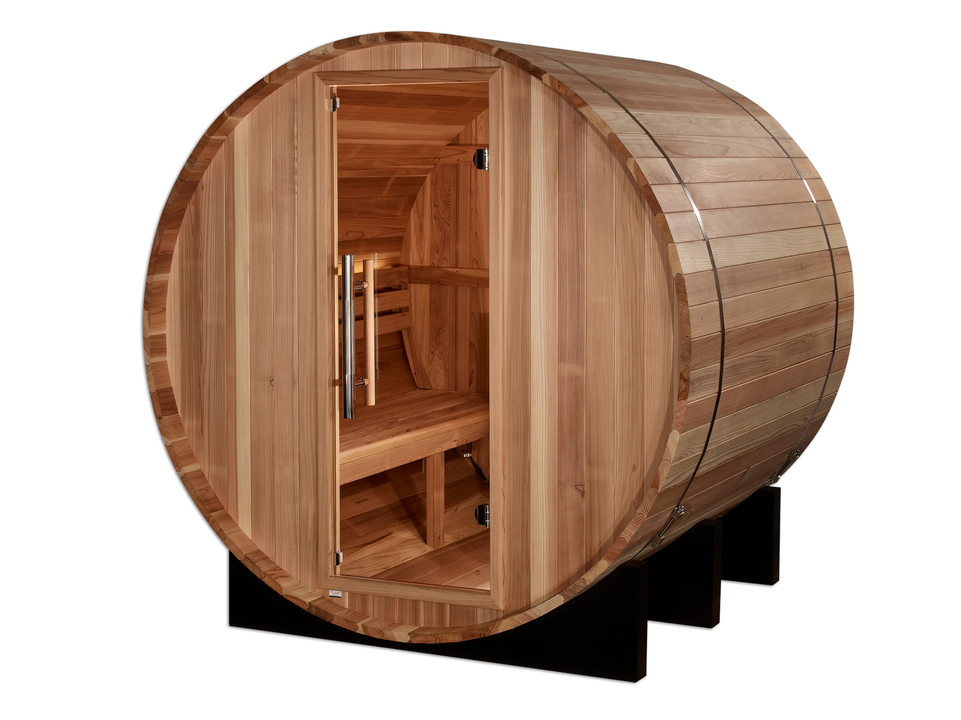 Golden Designs "St. Moritz" 2 Person Barrel Traditional Sauna (GDI-B002-01) Golden Designs Inc (NA)