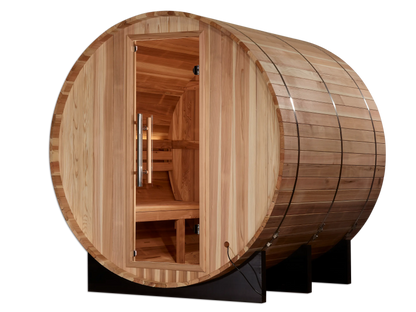 Golden Designs "Arosa" 4 Person Barrel Traditional Sauna (GDI-B004-01) Golden Designs Inc (NA)