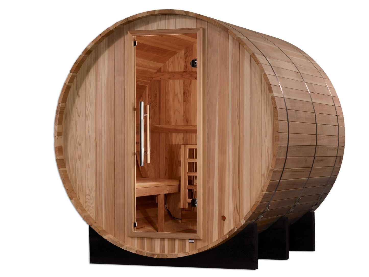 Golden Designs "Arosa" 4 Person Barrel Traditional Sauna (GDI-B004-01) Golden Designs Inc (NA)