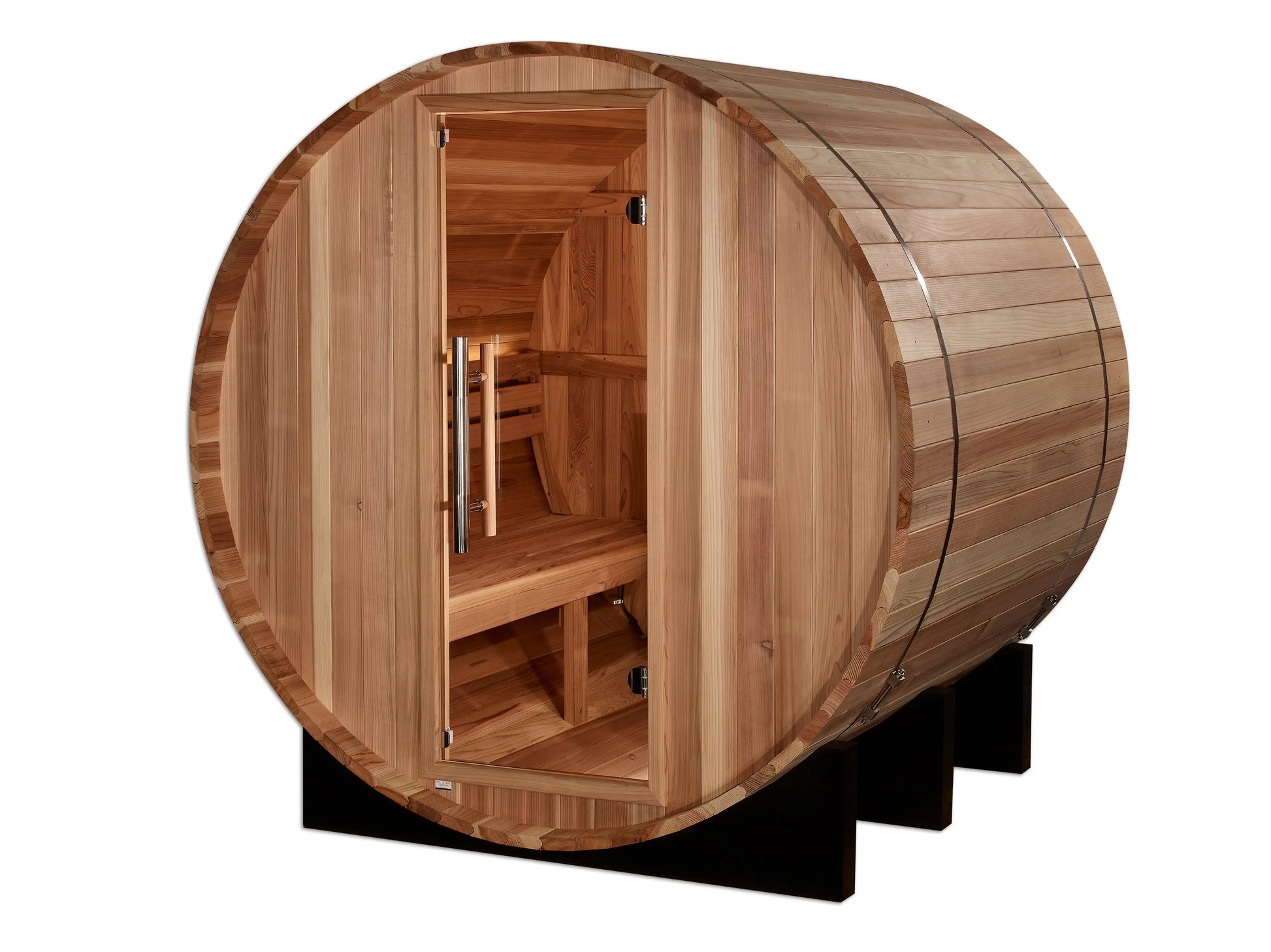 Golden Designs "St. Moritz" 2 Person Barrel Traditional Sauna (GDI-B002-01) Golden Designs Inc (NA)