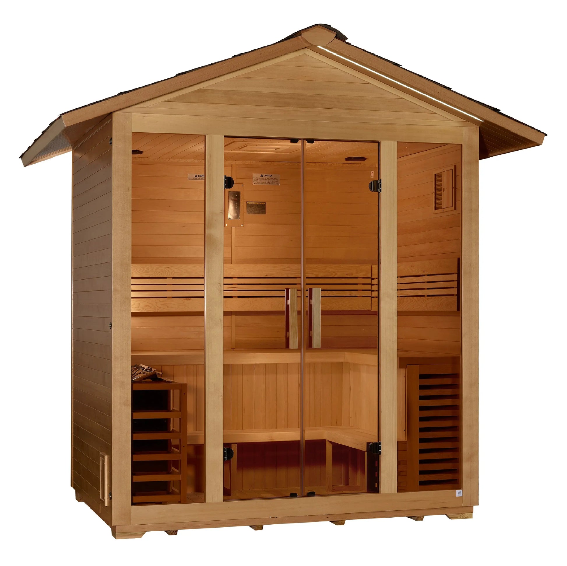 Golden Designs "Vorarlberg" 5 Person Traditional Outdoor Sauna (GDI-8105-01) Golden Designs Inc (NA)