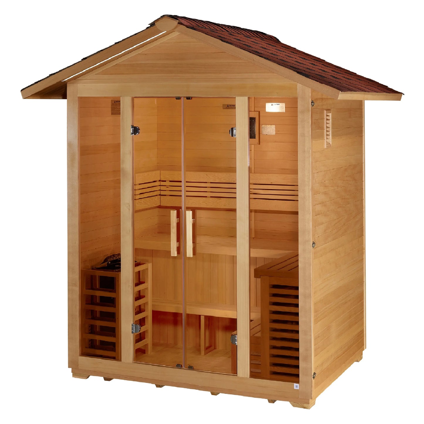 Golden Designs "Vorarlberg" 5 Person Traditional Outdoor Sauna (GDI-8105-01) Golden Designs Inc (NA)