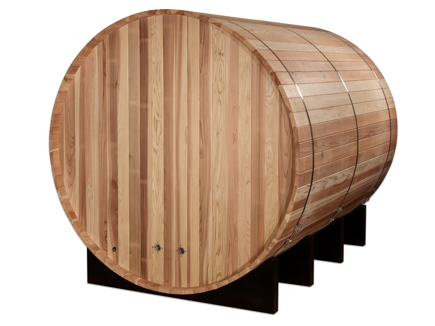 Golden Designs "Klosters" 6 Person Barrel Traditional Sauna - Pacific Cedar (GDI-B006-01) Golden Designs Inc (NA)