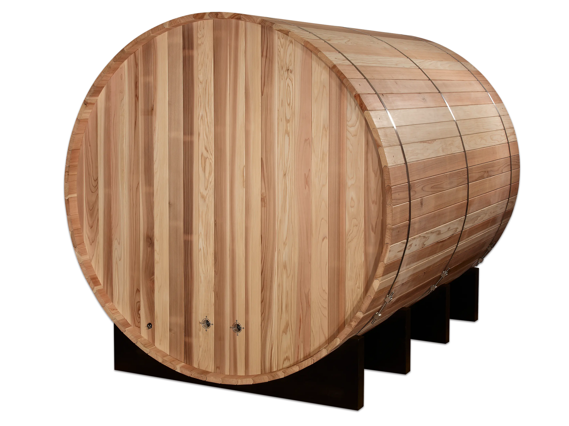 Golden Designs "Klosters" 6 Person Barrel Traditional Sauna - Pacific Cedar (GDI-B006-01) Golden Designs Inc (NA)