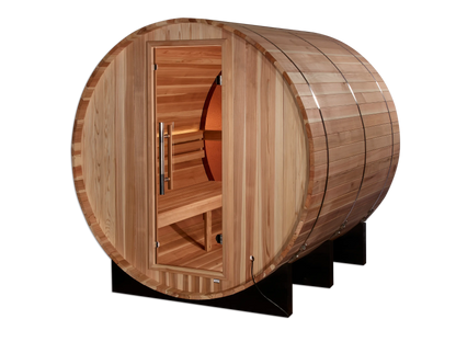 Golden Designs "Zurich" 4 Person Barrel with Bronze Privacy View (GDI-B024-01) Golden Designs Inc (NA)