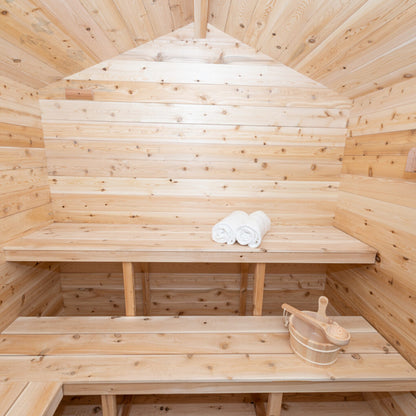 Dundalk Leisurecraft Canadian Timber Outdoor Sauna Georgian Model