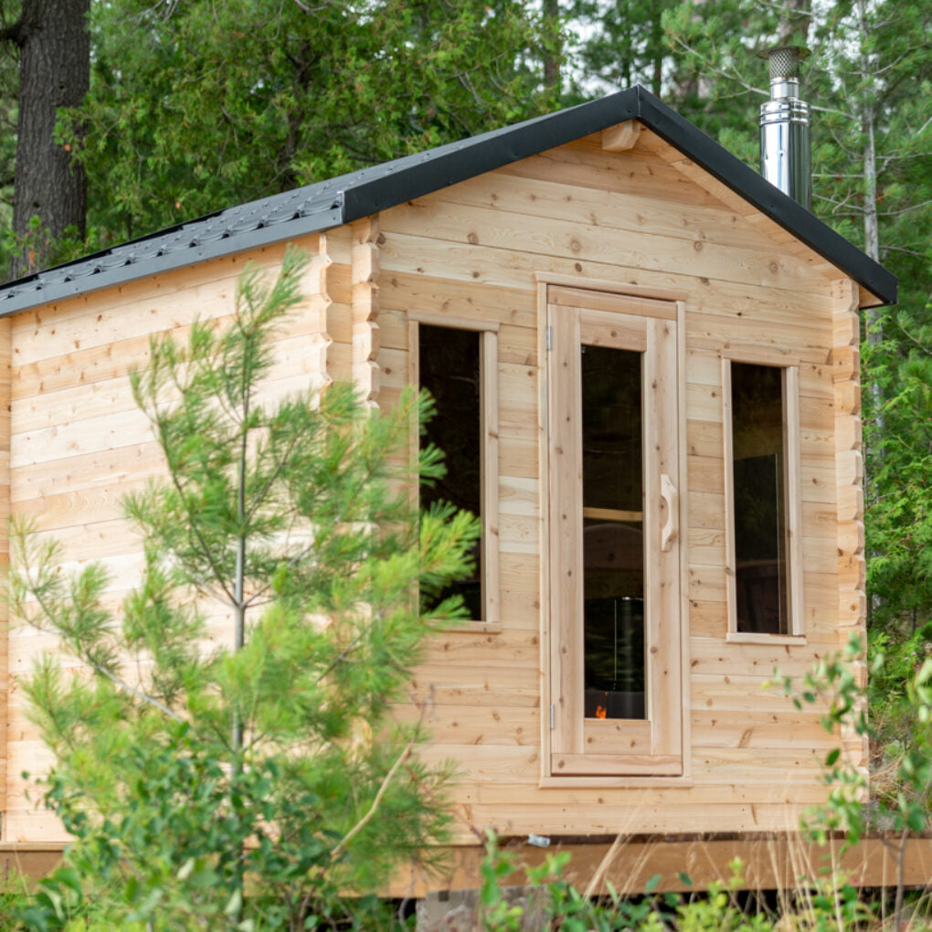 Dundalk Leisurecraft Canadian Timber Outdoor Sauna Georgian Model