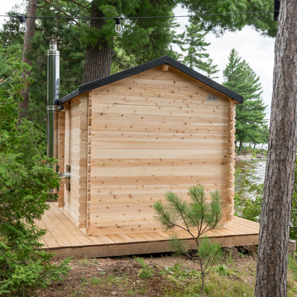 Dundalk Leisurecraft Canadian Timber Outdoor Sauna Georgian Model