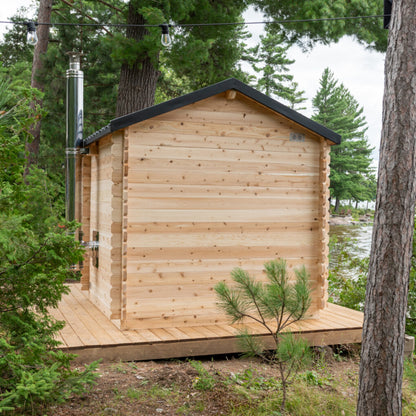 Dundalk Leisurecraft Canadian Timber Outdoor Sauna Georgian Model