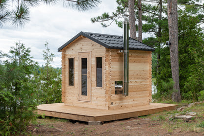 Dundalk Leisurecraft Canadian Timber Outdoor Sauna Georgian Model